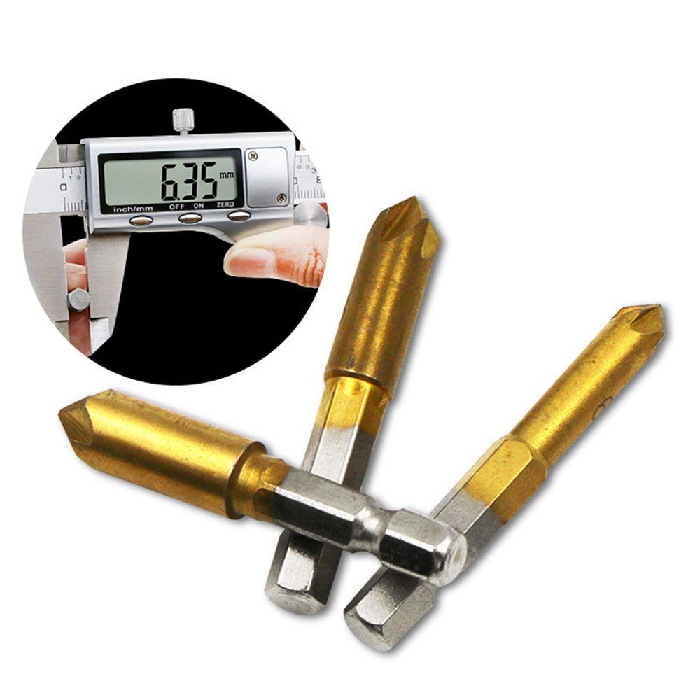 LANSEL Bộ 6 Chiếc Dao Cắt Ren Lục Giác 6 / 8 / 9 / 12 / 16 / 19mm HSS Chất Lượng Cao