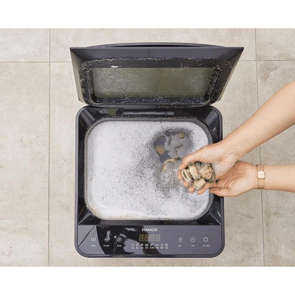 Máy rửa thực phẩm HIMADE, công nghệ mới kết hợp sóng âm và điện phân, dung tích 9L