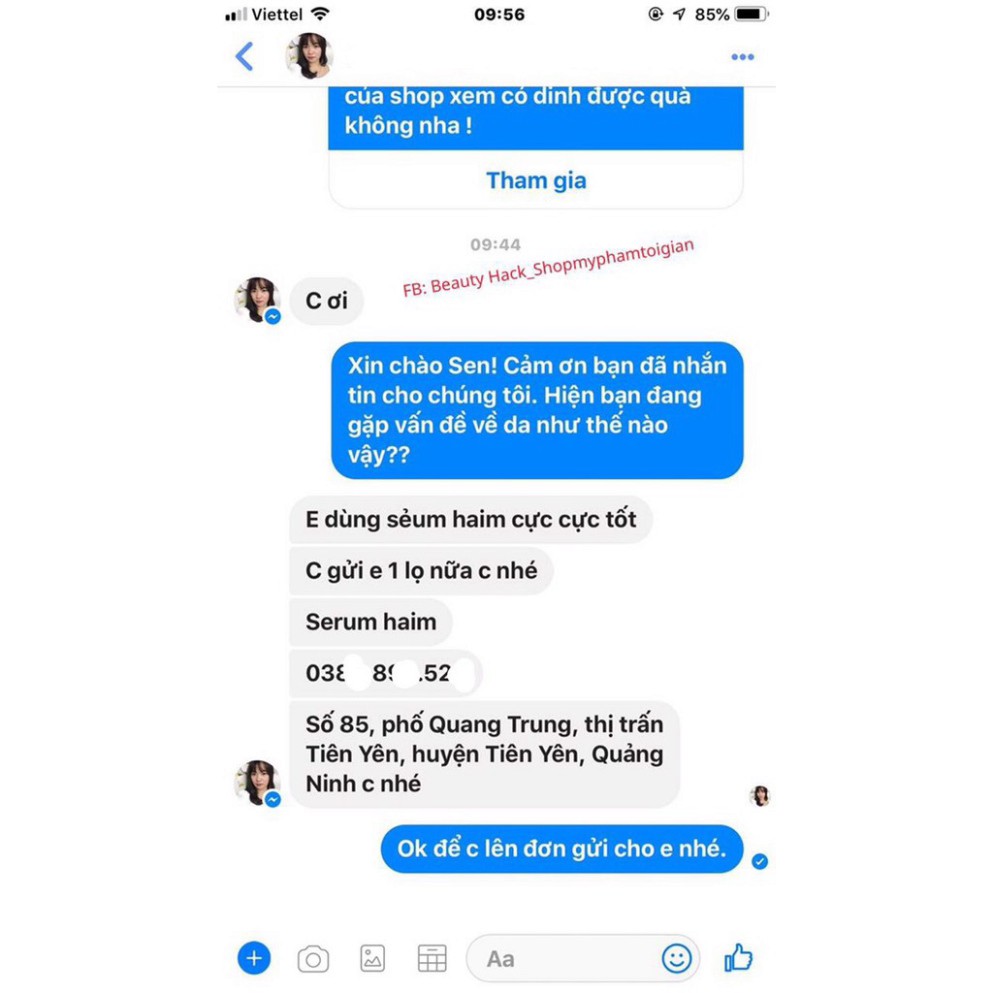 Serum Haim - Thương hiệu Frigate - Phục hồi da teo mỏng, yếu - Shopmyphamtoigian