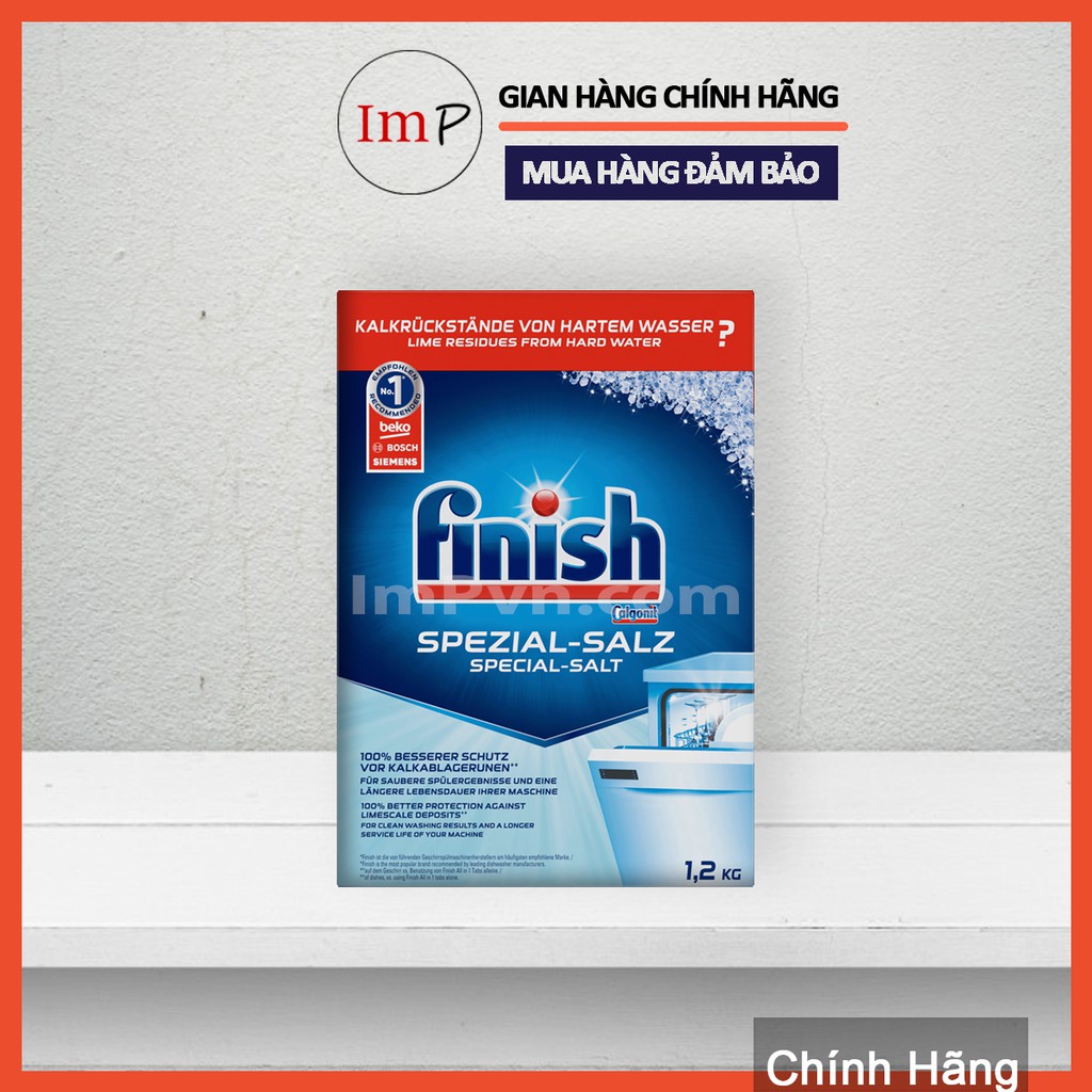 [TRỢ GIÁ THƯƠNG HIỆU] Muối rửa bát làm mềm nước Finish 1.2 kg