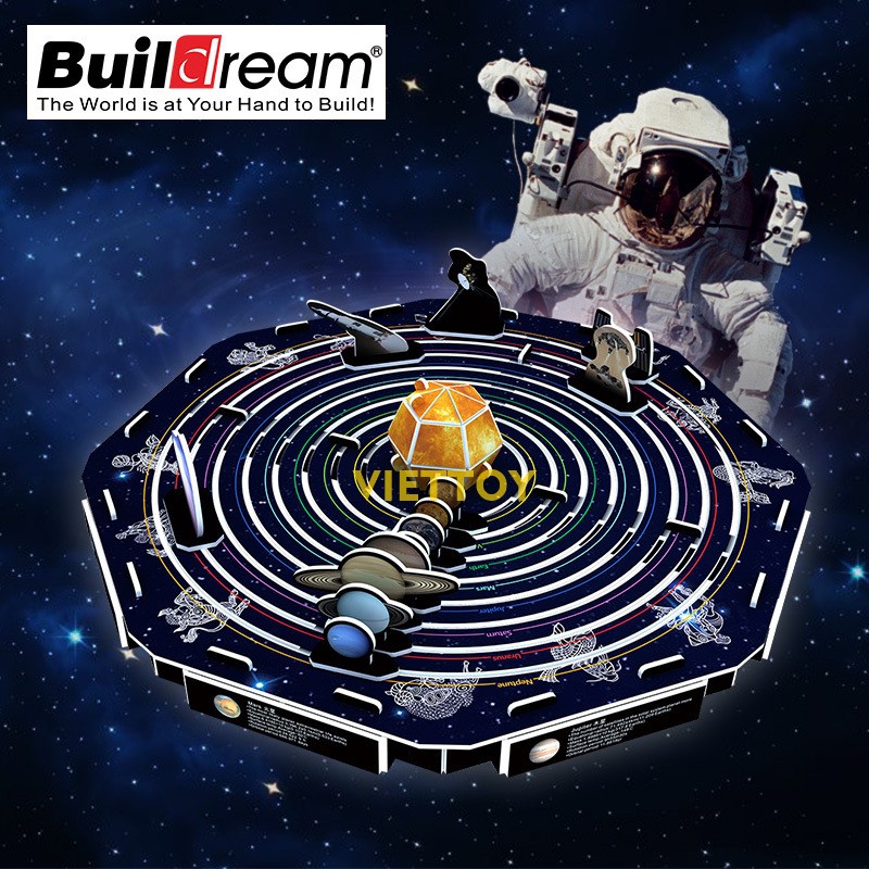 Bộ lắp ráp mô hình 3D Buildream Hệ mặt trời Solar System - MH008