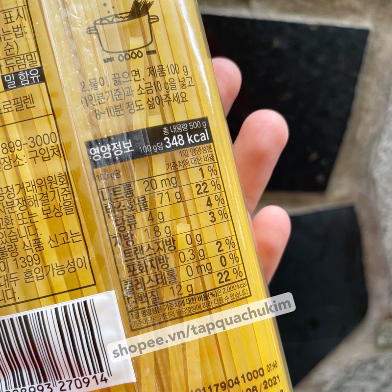 Mì ý sợi dẹp ONLY PRICE Linguine Hàn Quốc gói 500G - tapquachukim