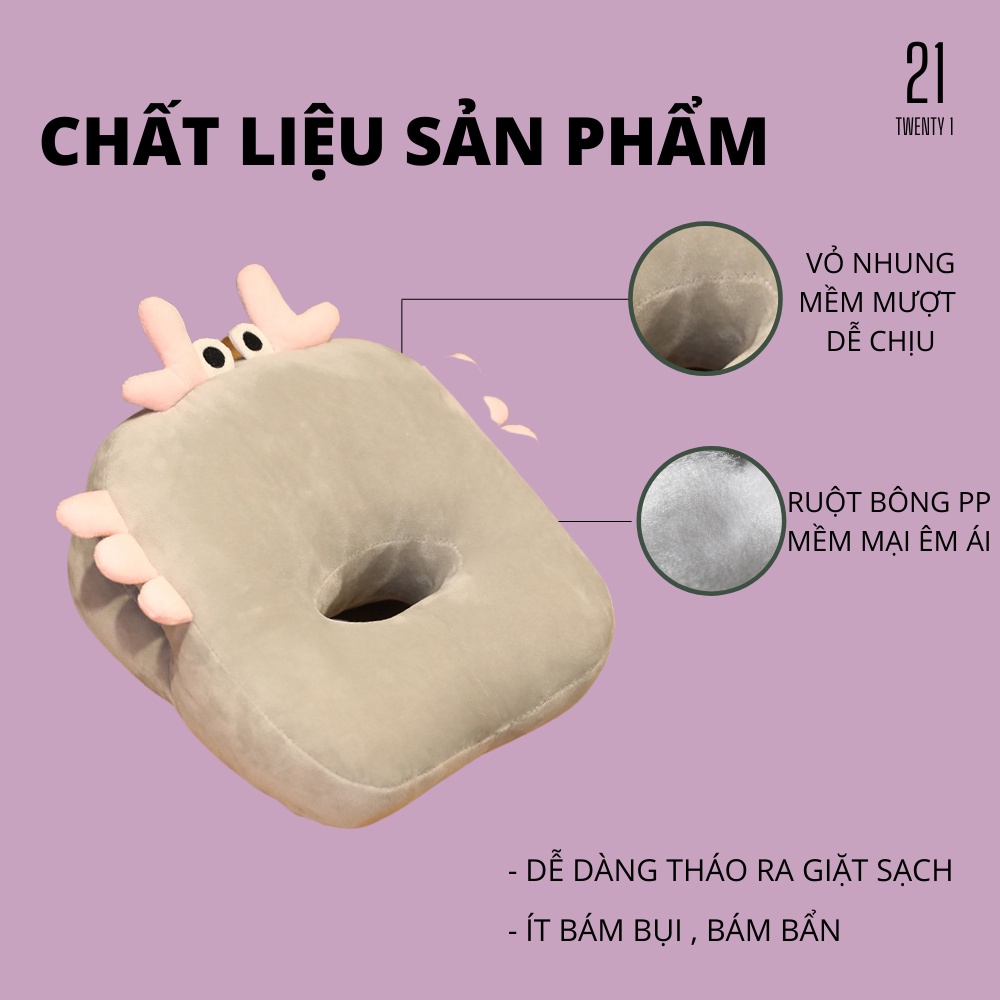 Gối ngủ bàn văn phòng , kê lưng , ngủ trưa , làm việc không tê tay mỏi cổ , đau lưng 21 Twenty1