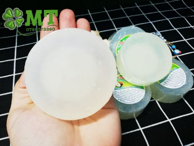 Xà bông tinh chất dừa Hồng Vân 1 cục