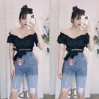 Áo croptop tay ngắn
