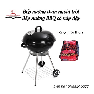 [Tặng than và hộp quẹt] Bếp nướng BBQ than hoa MẪU MỚI cao cấp, Bếp nướng ngoài trời, chuyên dụng cho dã ngoại