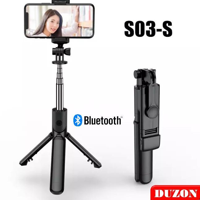 ❗❗Khung Gầm Giảm Giá ⭐ Gậy Tự Sướng Bluetooth S03-S Có Đèn LED Mới ✨ ♕