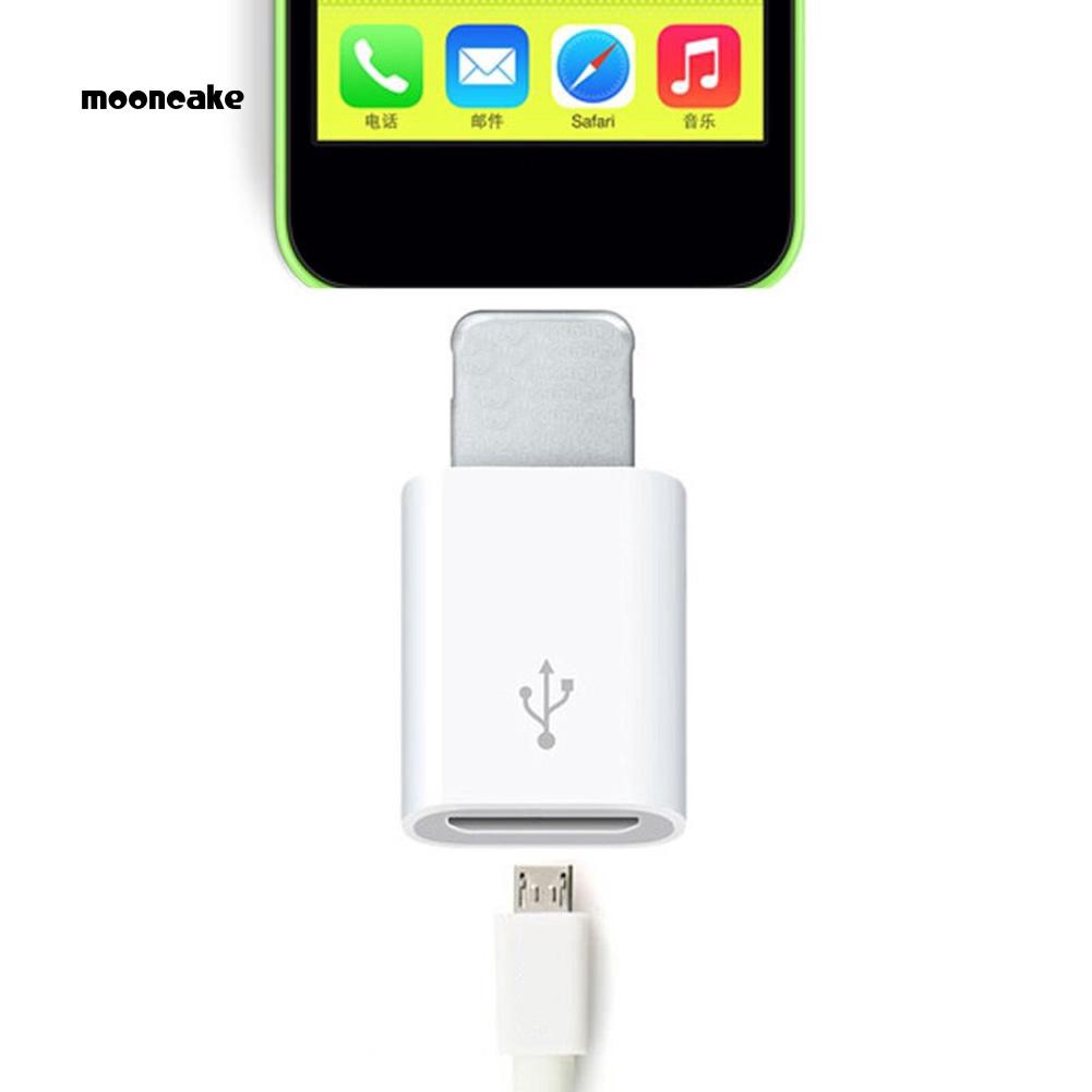 Cáp chuyển đổi dữ liệu hình mặt trăng cho iPhone sang Android Micro USB