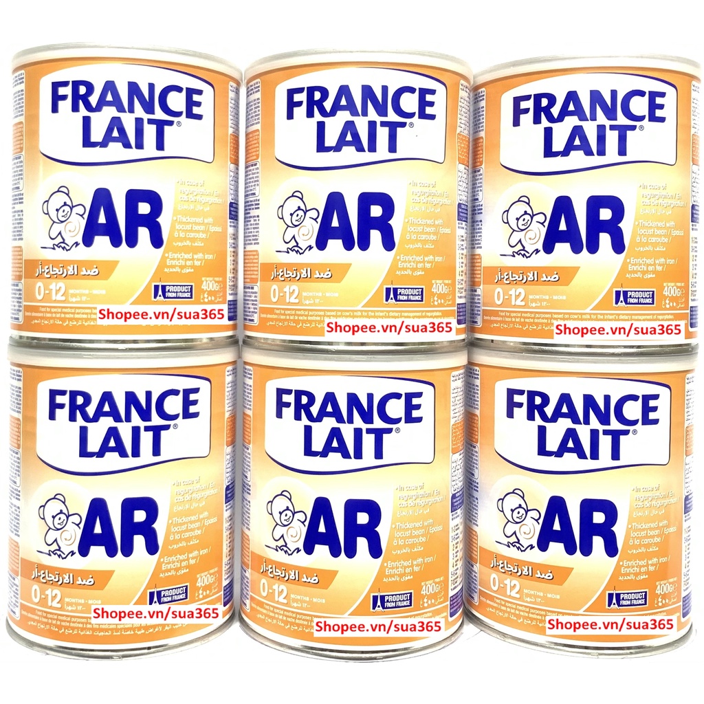 Sữa France Lait AR_400g - Sữa Dành Cho Trẻ Nôn Trớ, Trào Ngược Dạ Dày, Thực Quản- Nhập Khẩu Từ Pháp- Date mới nhất