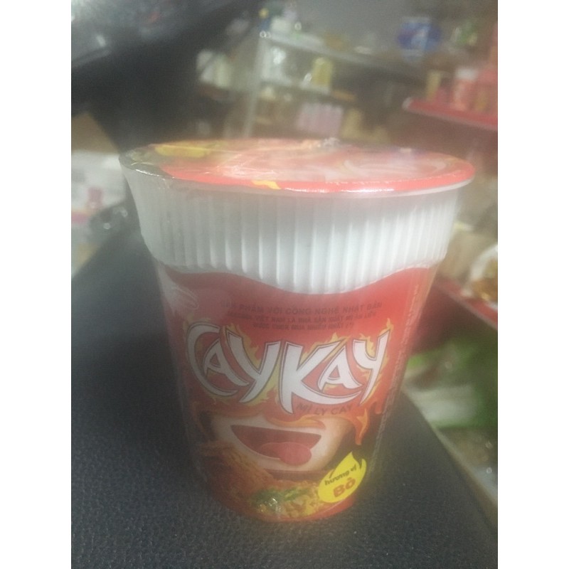 Combo 5 ly mì CayKay vị bò 67g