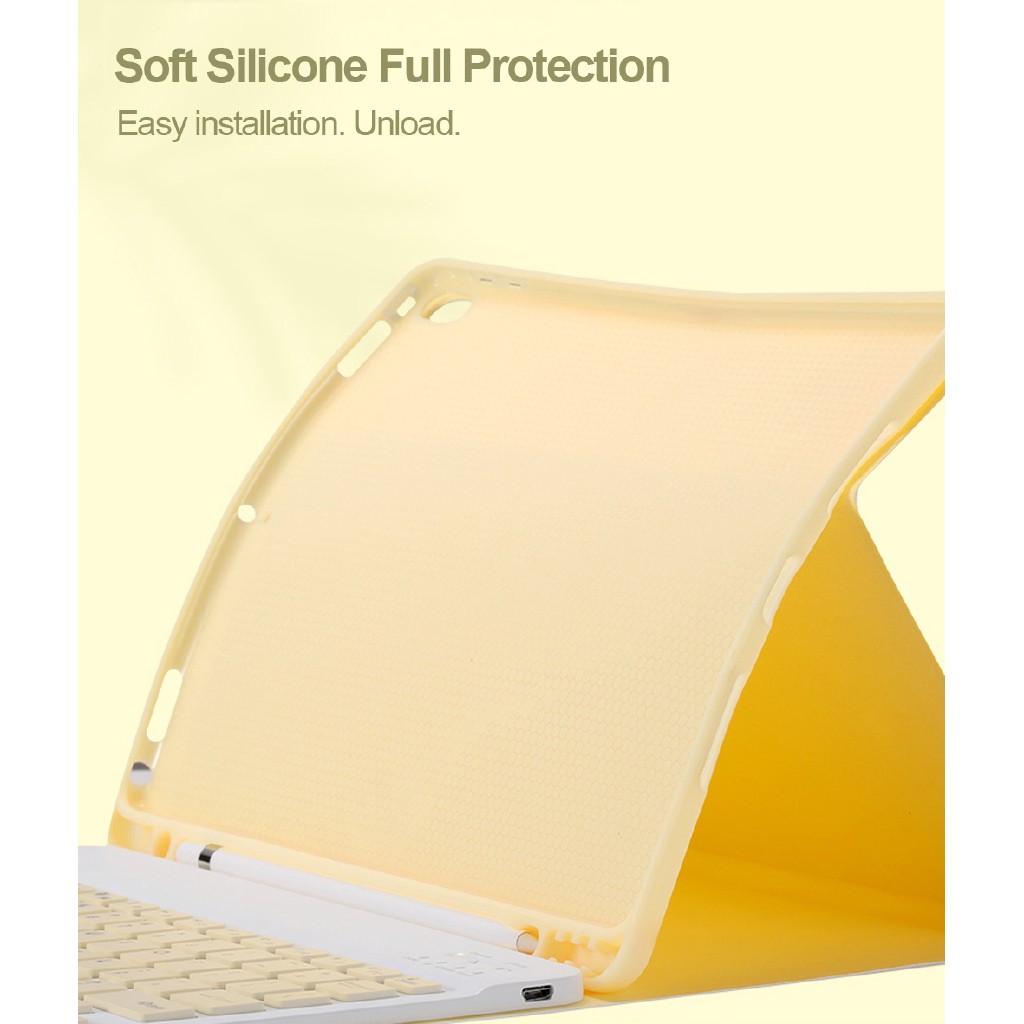Ốp Lưng Có Bàn Phím Bluetooth Không Dây Cho 9.7 iPad 10.2 9th Air iPad