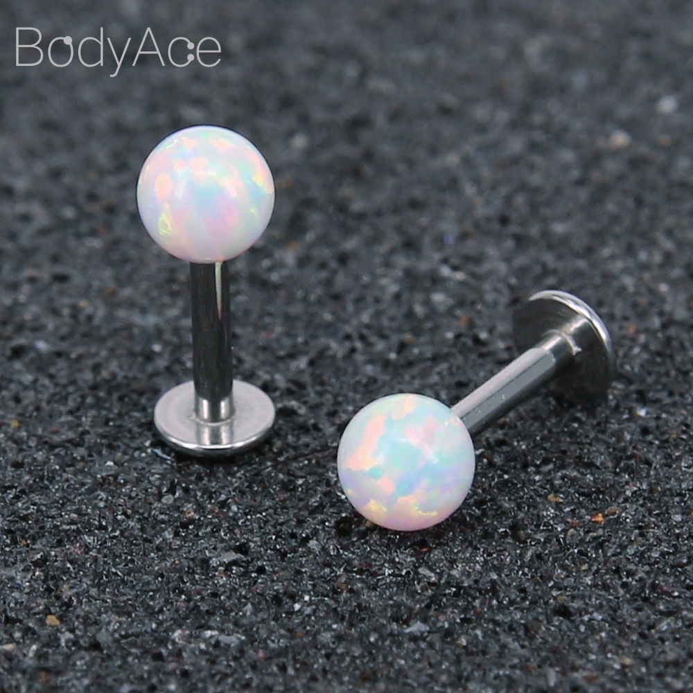 Khuyên Tai / Môi Bằng Thép Không Gỉ 3 Màu Thời Trang Unisex