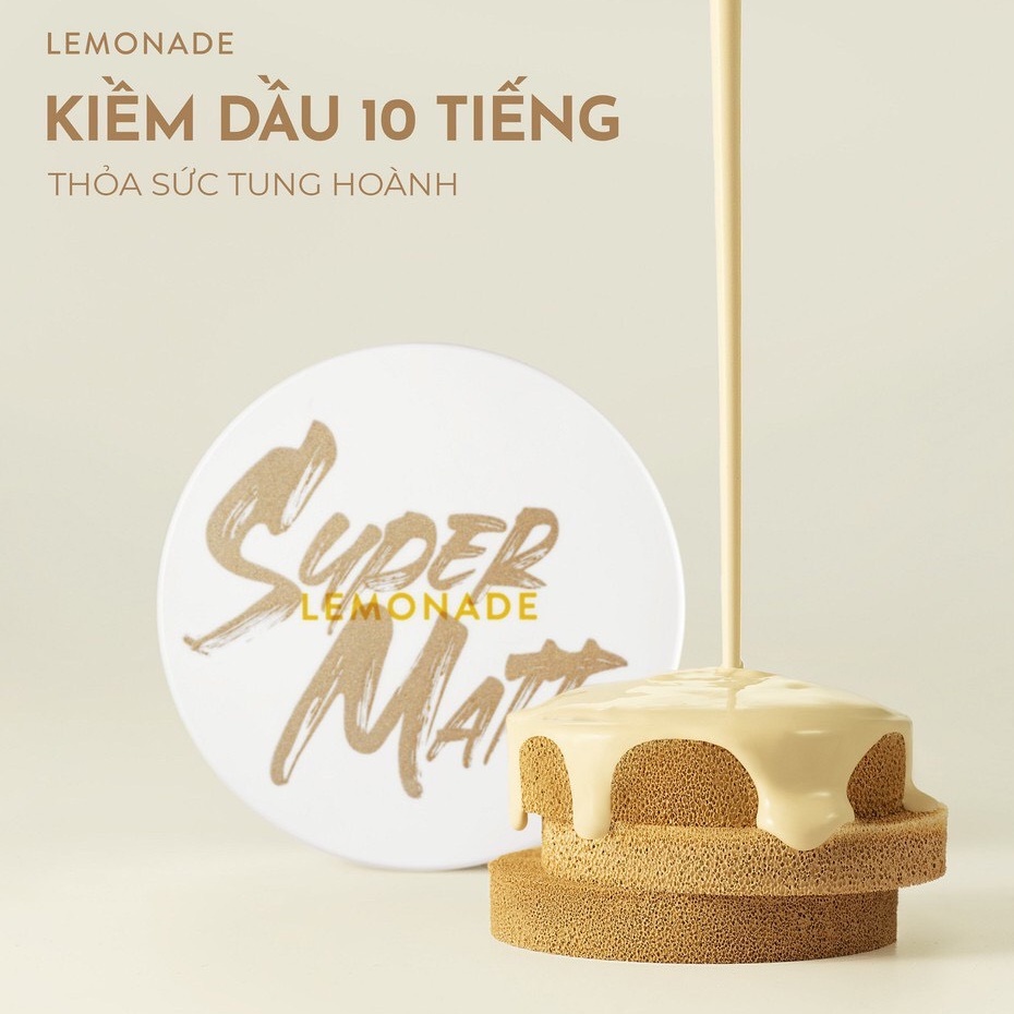 Phấn Nước Siêu Kiềm Dầu Lemonade Supermatte Cushion 15g