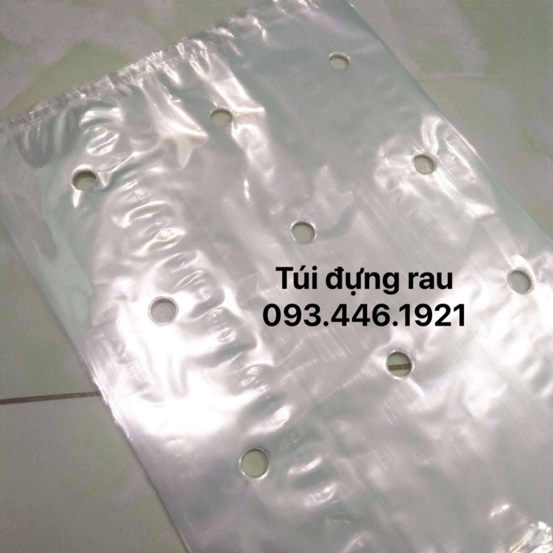 Túi đựng rau sạch trơn không in