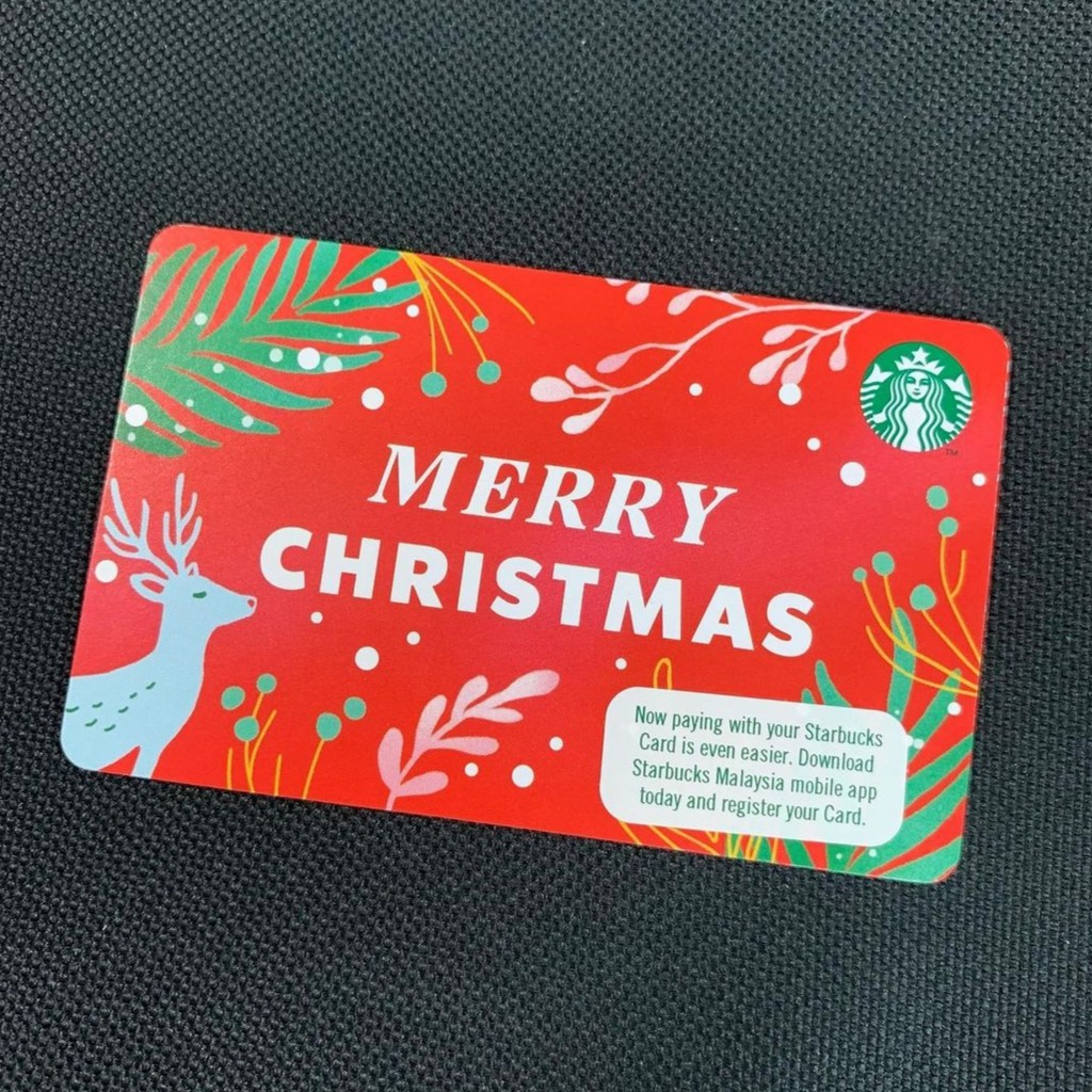 Thẻ Starbucks US lưu niệm - Phiên bản Christmas 2020