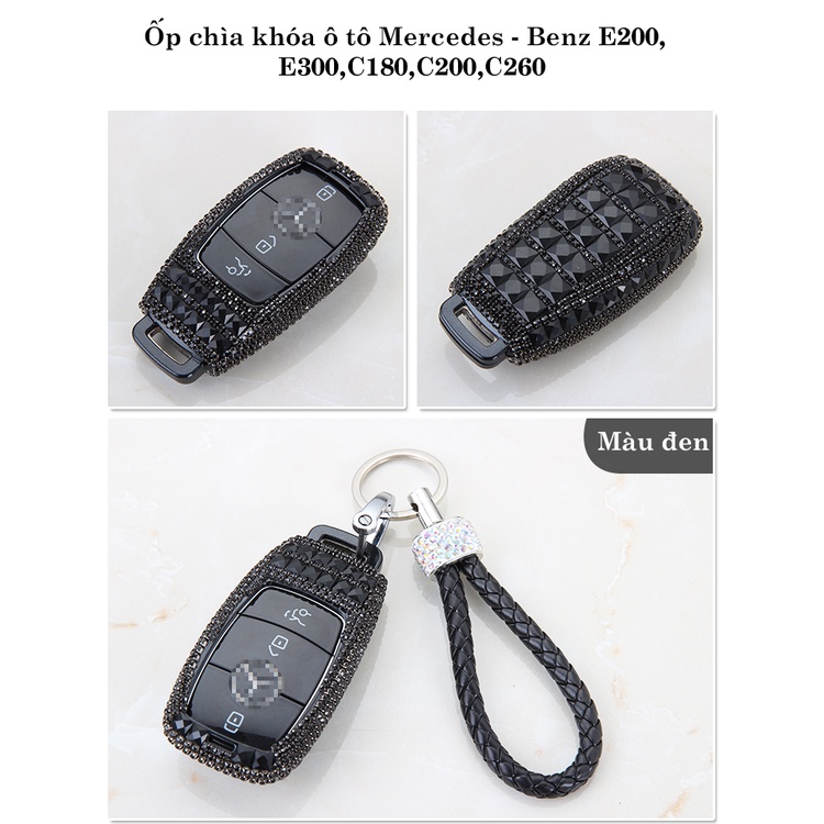 Ốp chìa khóa xe oto Mercedes, Mazda, BMW, Thiết kế sang trọng, độc đáo - K1343
