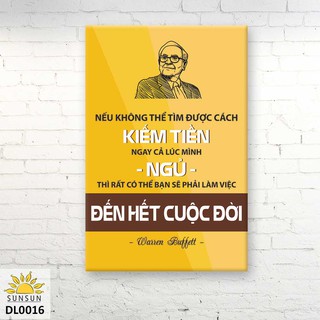Tranh treo tường động lực Canvas Kiếm Tiền | MS DL0016