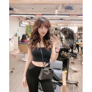 Áo quây ngực trơn croptop