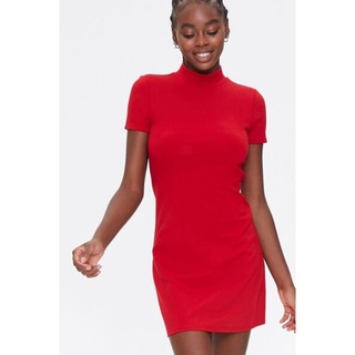 BIGSIZE Đầm f21 cổ lọ có bigsize