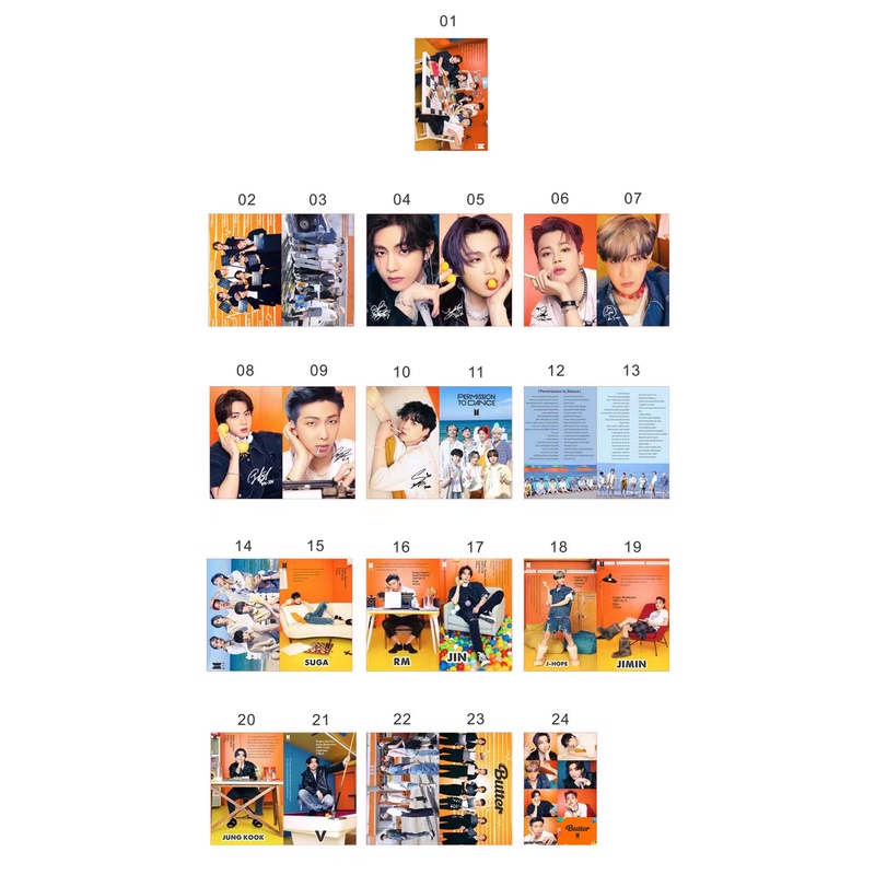 BTS 2021 Holiday Collection: Little Wishes Mini Photo Album Photobook Bangtan Album BUTTER Permission To Dance