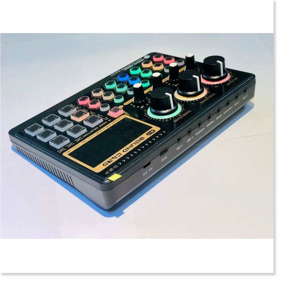 [HÀNG CHUẨN] Soundcard Mixer X6-Mini Bluetooth- chuyên thu âm, hát karaoke, livetream fb, shopee, bán hàng online