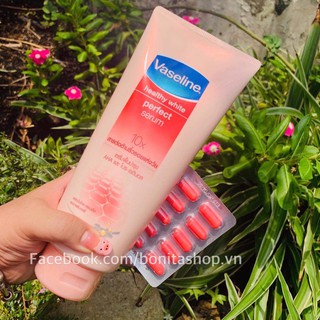 Dưỡng body trắng da Vaseline Thailand Collagen 10x