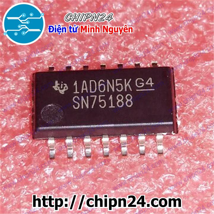 [1 CON] IC SN75188 SOP-14 (SMD Dán) (SN75188NSR 75188)