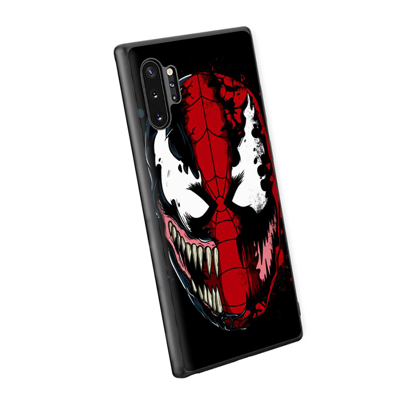 MARVEL Ốp Lưng Silicone Phong Cách Venom Cá Tính Cho Samsung S7 Edge S8 S9 S10 Lite Plus S10E