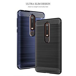 Ốp Lưng Sợi Carbon Cho Nokia 6.1