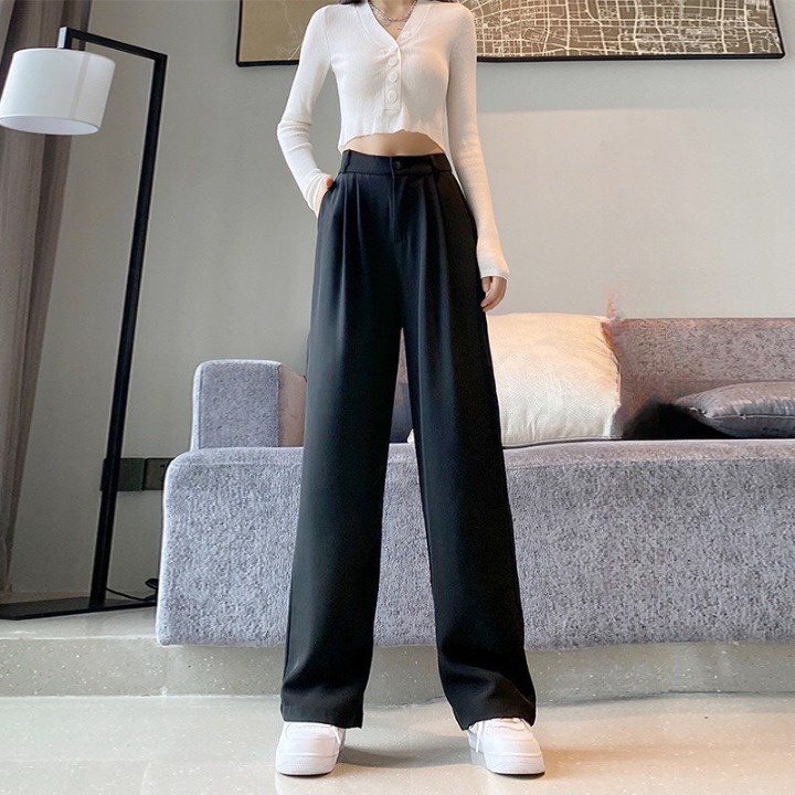 Quần Ống Rộng Cao Cấp Culottes Chất Ruby Chính Hãng Xuất Hàn Cao Cấp Lên Dáng Xinh MA288
