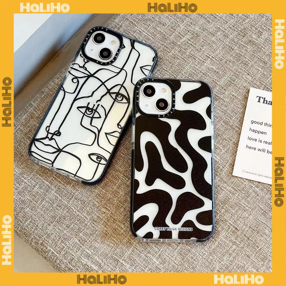 iPhone Case Silicone Soft Case Clear Case Thickened Shockproof Protection Camera Abstract Art Compatible For iPhone 11 iPhone 13 Pro Max iPhone 12 Pro Max iPhone 7 Plus iPhone xr