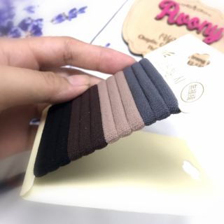 Set 24 thun cột tóc trơn