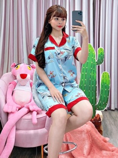 Bộ ngủ lụa satin cao cấp