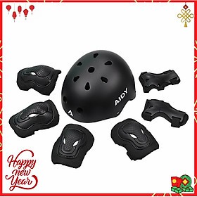 Bảo hộ patin cỡ lớn giúp bảo vệ chân tay khi chơi patin, ván trượt cho thanh niên và người lớn