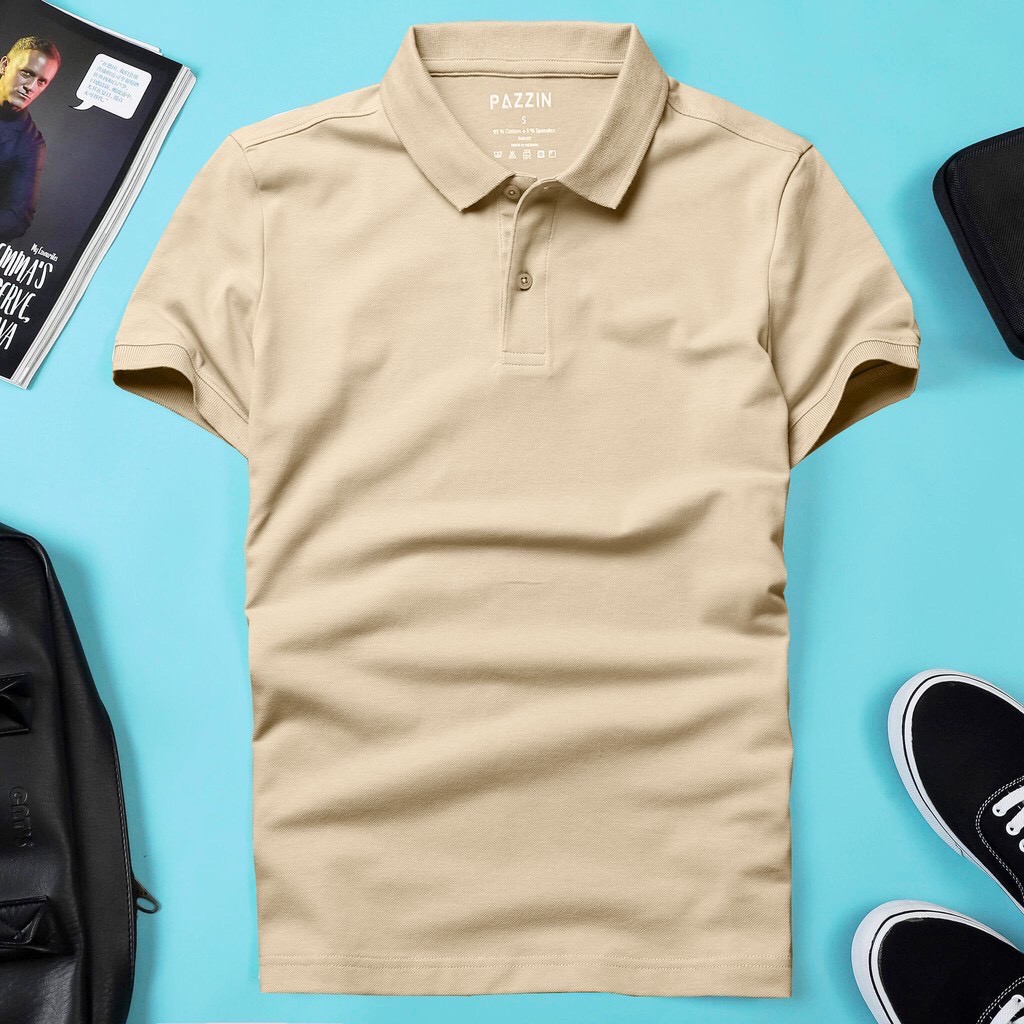 [Giảm giá 55%] - Áo thun nam POLO trơn vải cá sấu cotton 100% cao cấp ngắn tay mùa hè cực đẹp trẻ trung | BigBuy360 - bigbuy360.vn