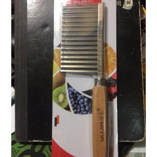 Dao tỉa sóng củ quả inox K357