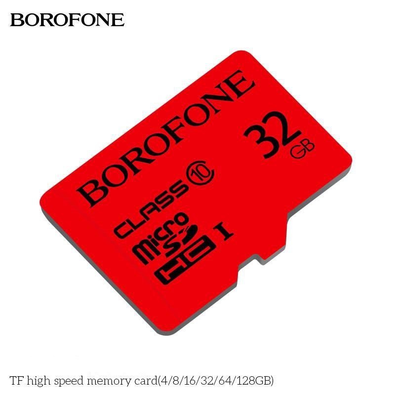 Thẻ nhớ microSDHC Borofone 8GB/ 16GB / 32GB / 64GB C10 U1 90MB/s - Hãng phân phối chính thức