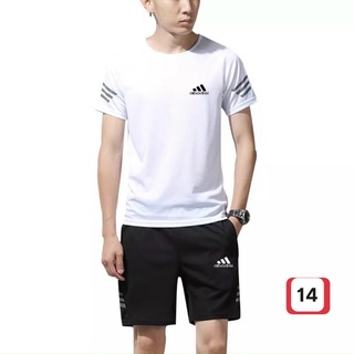 Đồ Bộ Thể Thao Nam Thun Cotton Cao Cấp Phong Cách  Mùa Hè HU156