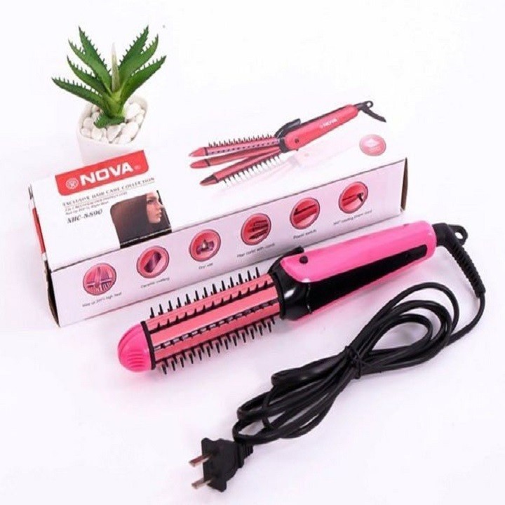 [Mã FMCGLOC giảm 5% đơn 250K] LƯỢC ĐIỆN NOVA 3IN1 Máy Uốn Duỗi Bấm 3in1 Nova 8890 | BigBuy360 - bigbuy360.vn