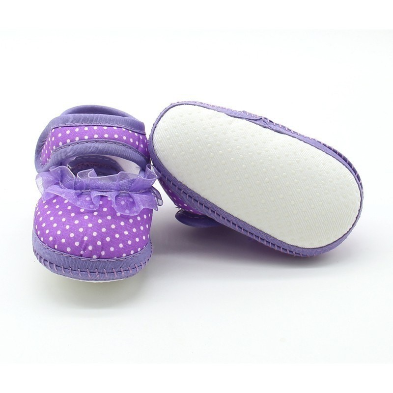 Giày cotton chất lượng cao cho bé gái 0-18 tháng tuổi