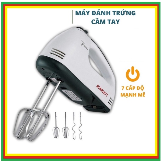 Máy đánh trứng cầm tay 7 tốc độ công suất 180w