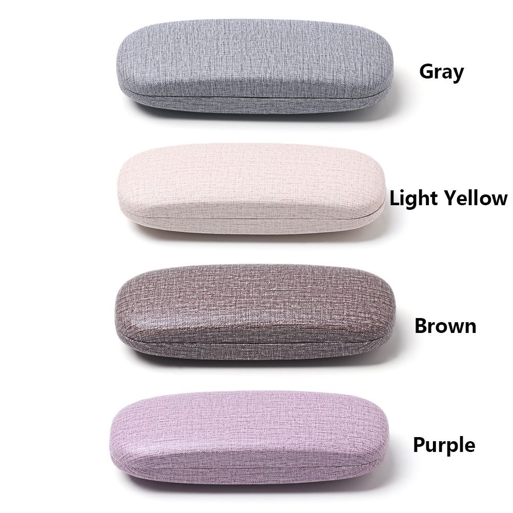 Hộp đựng mắt kính bằng nhựa cứng nhiều màu thời trang