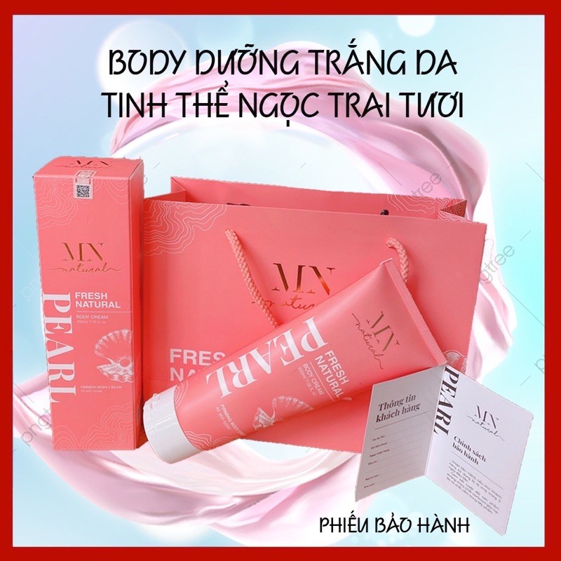 KEM BODY TINH THỂ NGỌC TRAI TƯƠI