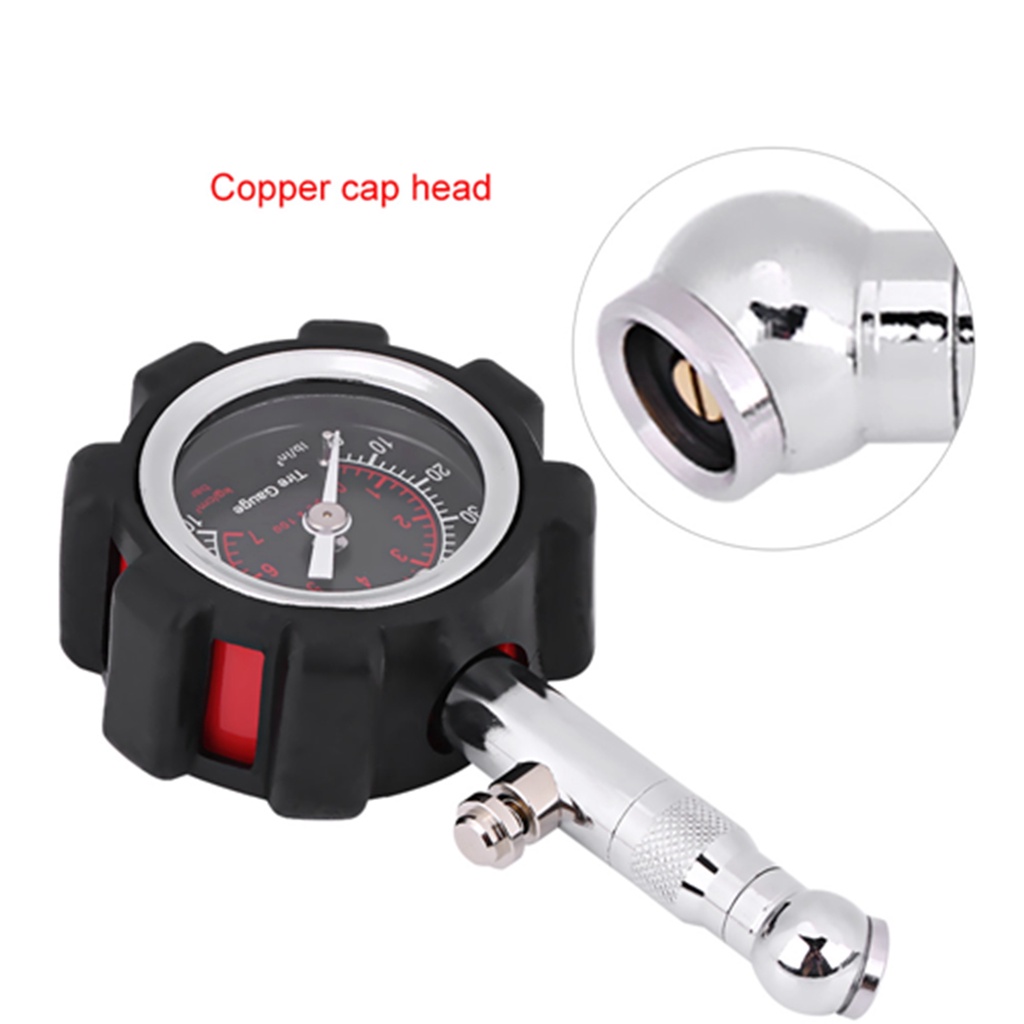 Đồng hồ đo áp suất lốp xe ô tô 0-100 PSI cao cấp