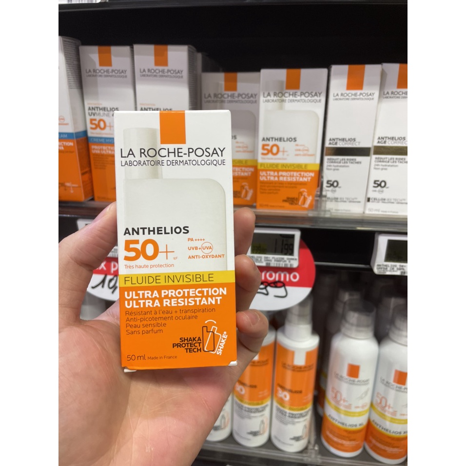 (Bill Pháp) Kem Chống Nắng La Roche Posay Anthelios UVMune 400 Fluide SPF 50+