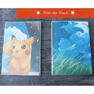 Sổ tay anime Pikachu dễ thương