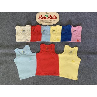 Combo 2 áo ba lỗ Amamio màu thun đẹp(cho bé 0-14KG)
