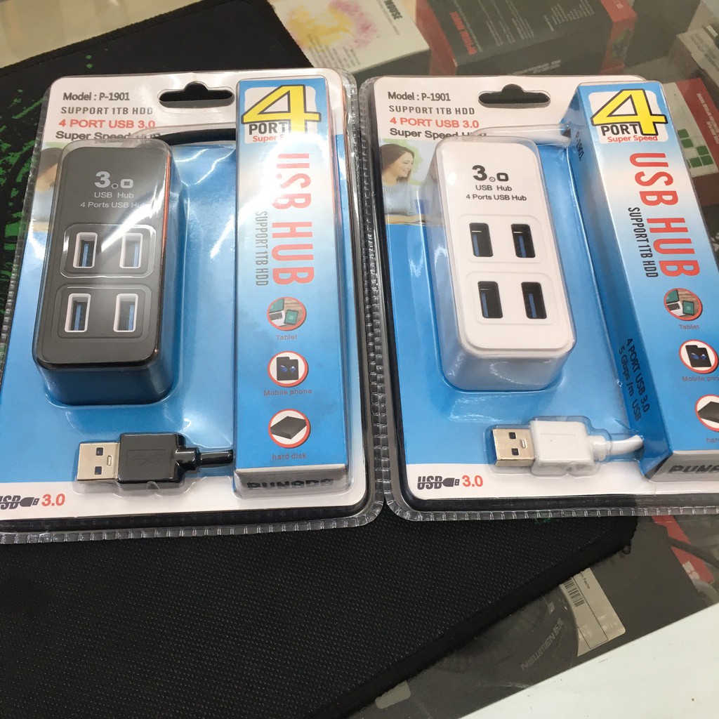 Cổng Usb⚡️Bộ Chia Usb 4 Cổng 3.0 Giao Màu Ngẫu Nhiên⚡️C.Brand