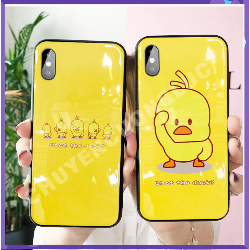 [HOT] Ốp Lưng Kính Cường Lực DUCK