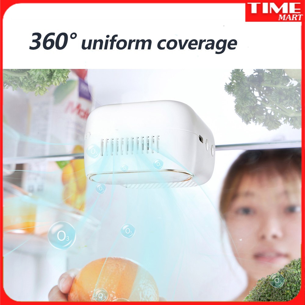 [CHÍNH HÃNG] Máy khử mùi tủ lạnh Xiaomi Youpin. Có thể sạc lại tiện dụng cho nhà bếp [TIME_MART siêu thị tiện ích]